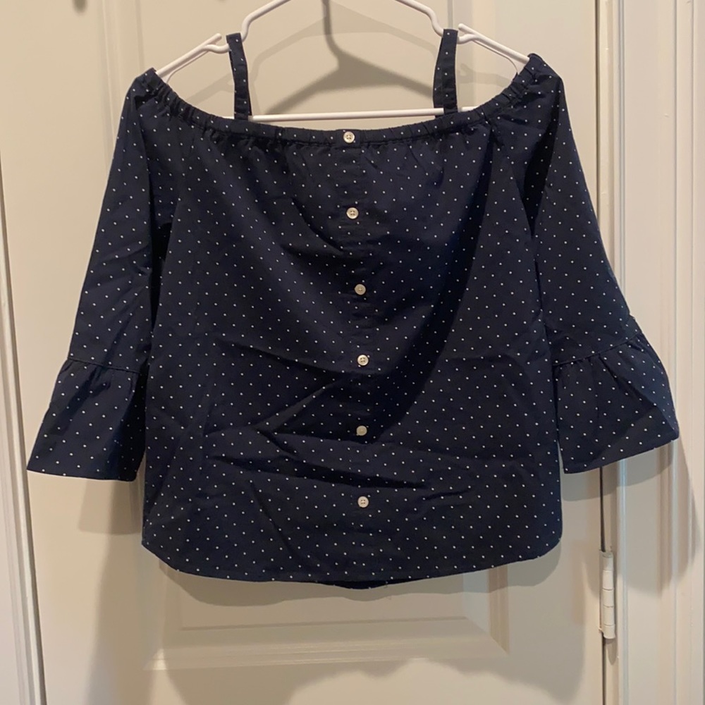 Abercrombie Off The Shoulder Shirt